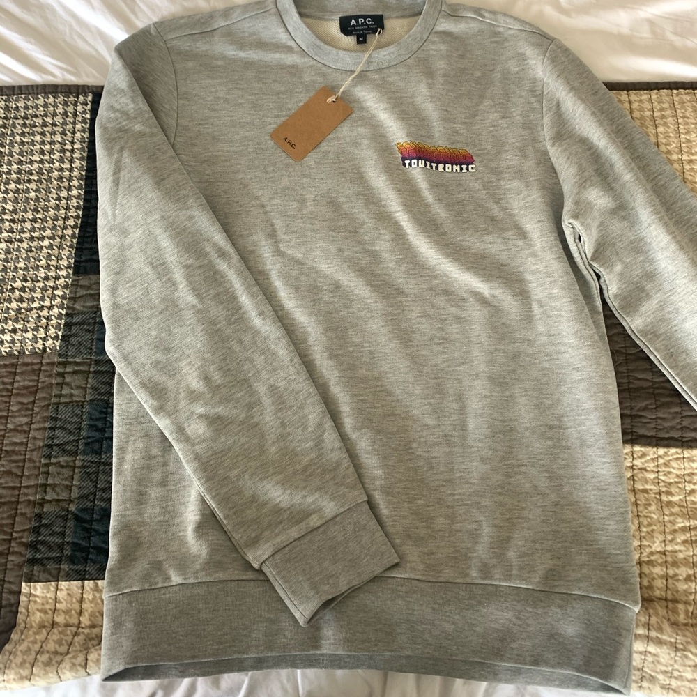NWT APC crew neck sweatshirt